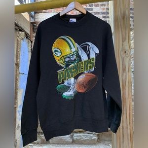 Green Bay Packers Vintage Sweatshirt Pro Player Large